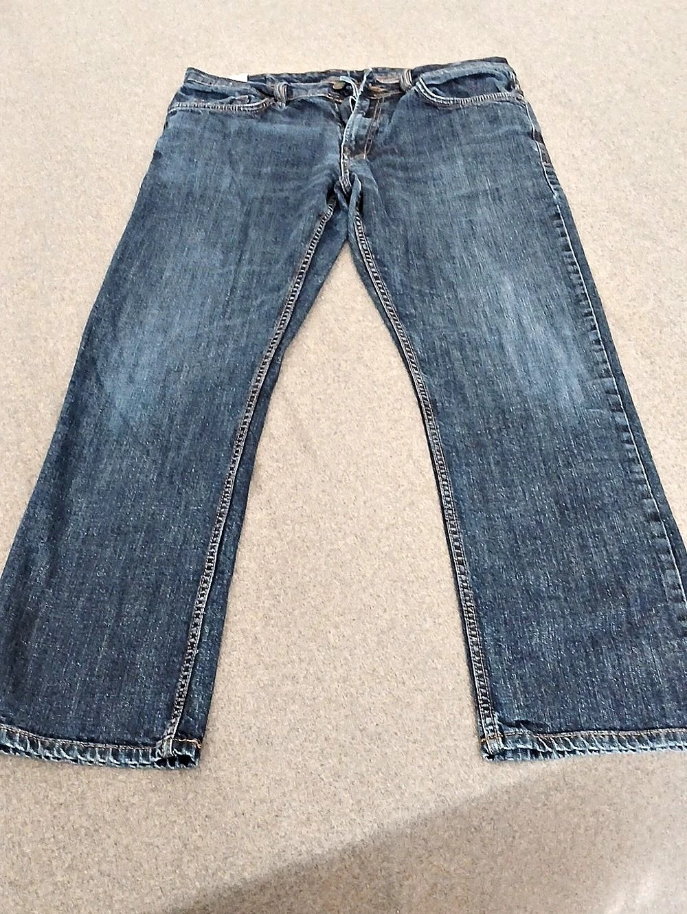 Buffalo David Bitton Driven-X Basic Men's Straight Leg Jeans Waist 34 Blue